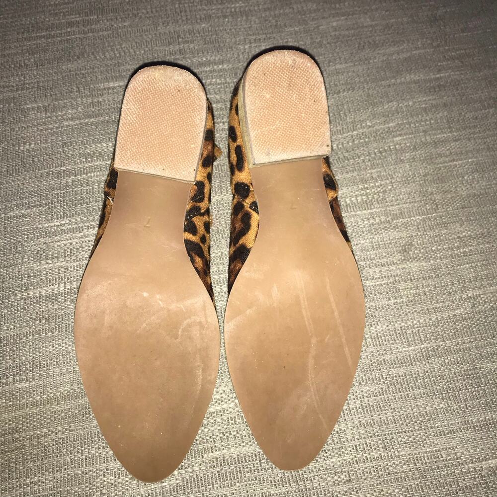 A rider girl leopard closed toe side cut out bootie size 7 - Picture 5 of 7